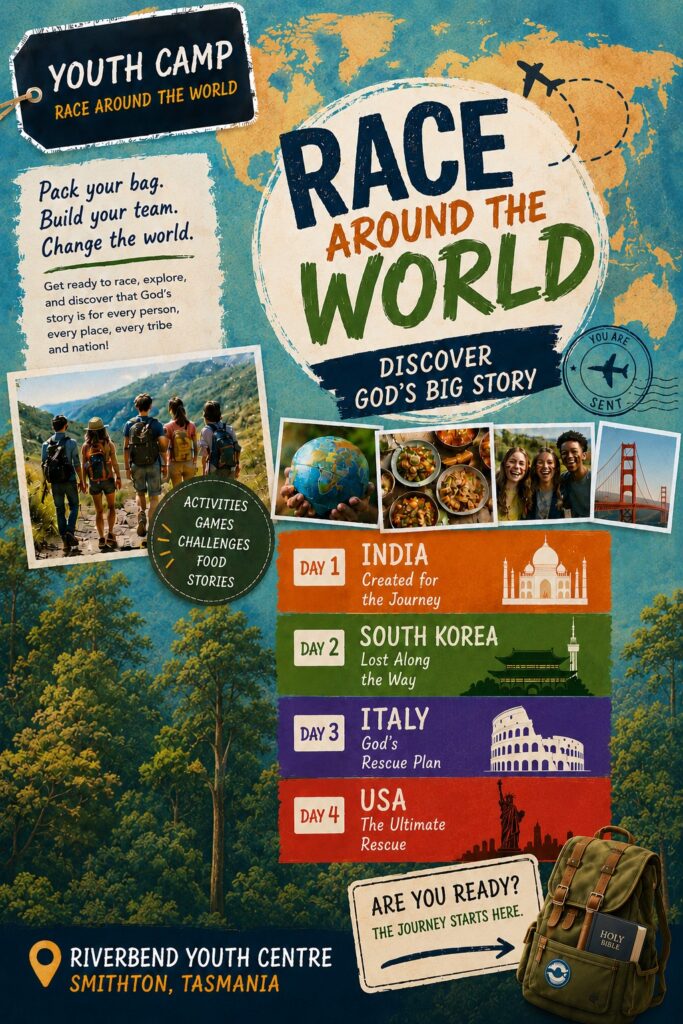October Camp 1 | Grades 5-7 | October 4 - 9 | Race Around the World