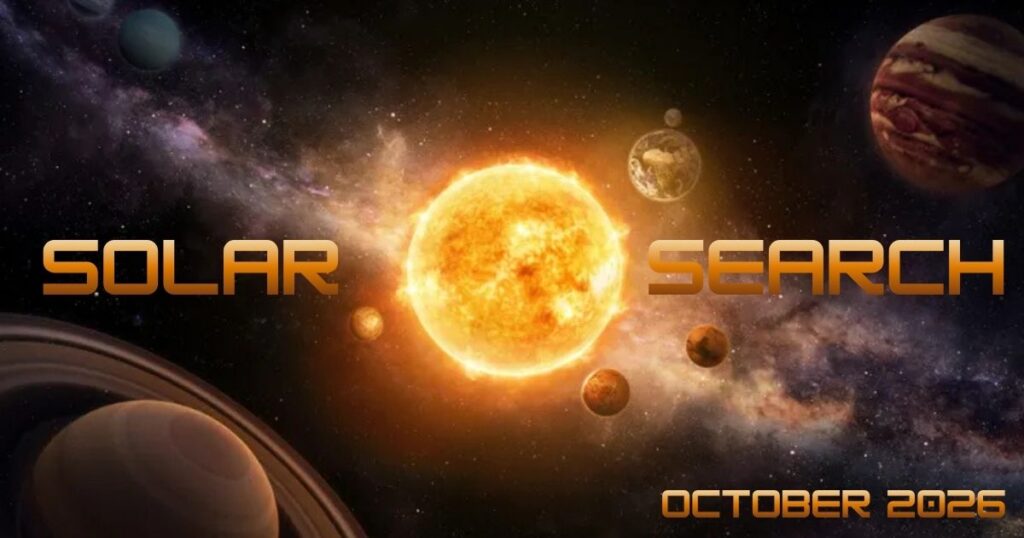 October Camp 2 | Grades 3-5 | October 11 - 16 | Solar Search